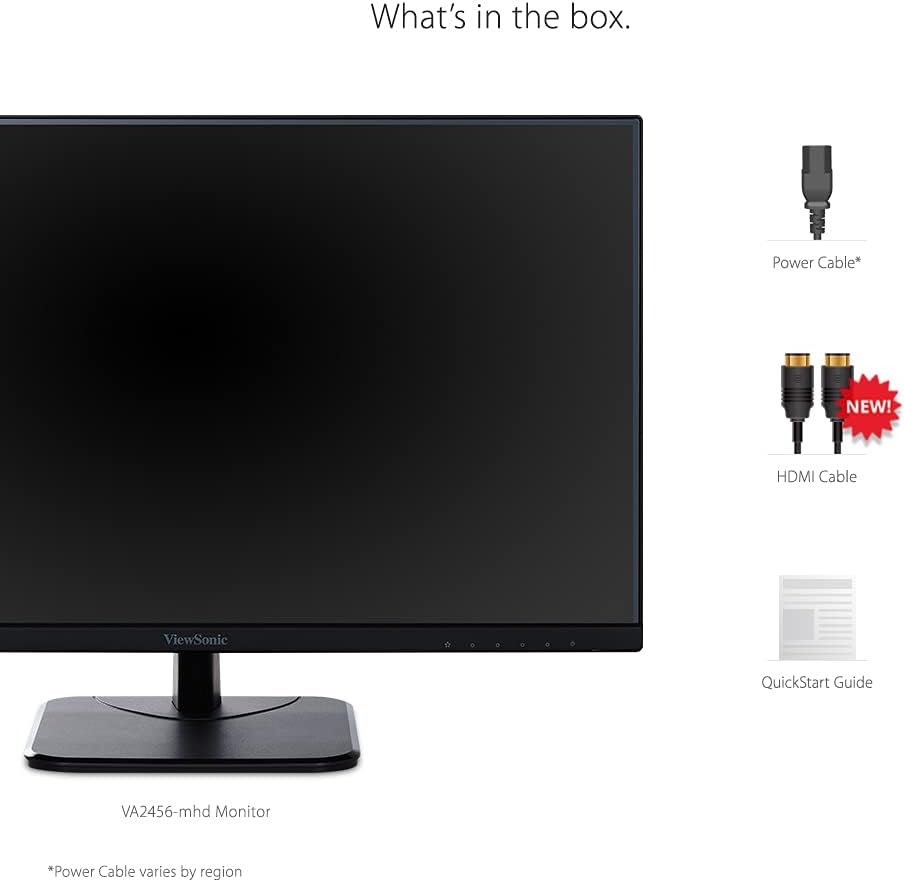 ViewSonic VA2456-MHD 24" IPS Monitor 100Hz FreeSync