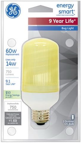GE 47464 14-Watt Energy Smart CFL BUG Light Bulb