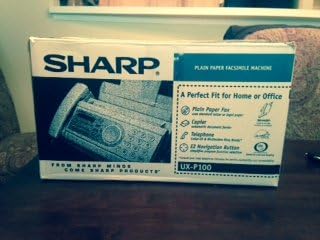 Sharp 6543844596 UX-P100 Plain Paper Fax Machine