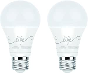 GE 44298 C by GE A19 Smart LED Bulb 2-Pack - Alexa Compatible