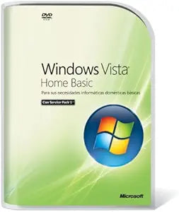 Microsoft 66G-00047 Windows Vista Home Basic SPANISH DVD