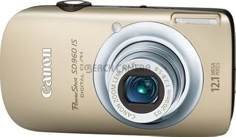 Canon SD960IS 12.1MP Digital Camera 4x Optical Zoom Gold
