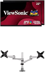 ViewSonic VA2256-MHD Dual Pack 1080p Monitors — main product image