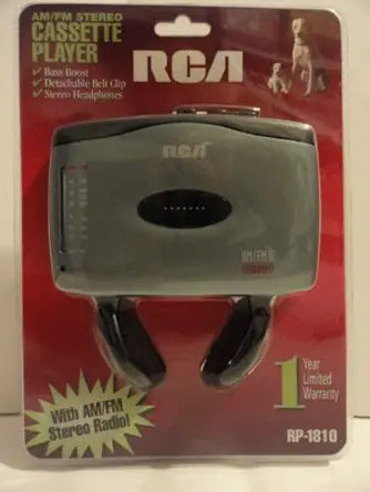 RCA RP-1810 AM/FM Stereo Cassette Player — main product image