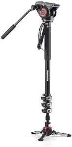Manfrotto XPRO Monopod+ Aluminum Fluid Video Head — main product image