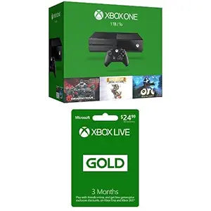 Microsoft Xbox One 1TB Console 3 Games Bundle + 3 Month Live