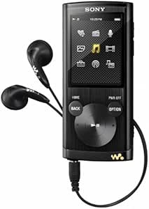 Sony NWZE454B 8GB Walkman MP3 Player Clear Audio Black
