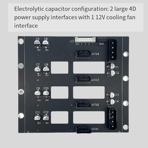 Kopinma SATA 4-Disk Backplane Server Expansion Board — main product image