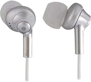 Panasonic RP-HJE300S Earbud Headphones Silver
