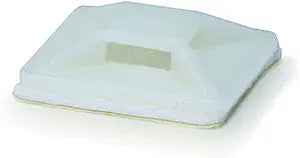 Monoprice Cable Tie Mounts - 20x20mm, 100-Pack, White - Adhesive Backed