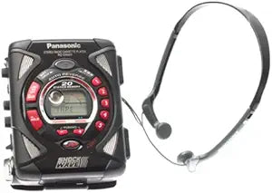 Panasonic RQ-SW44VK Black Shockwave Cassette Player