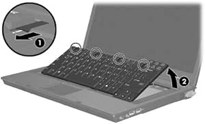 HP 416416-001 Keyboard with Point Stick