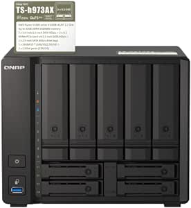 QNAP TS-h973AX-8G 9-Bay QuTS Hero NAS — main product image