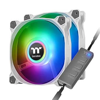 Thermaltake CL-F098-PL14SW-B Pure Duo 140mm ARGB Case Fan