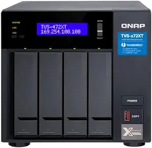 QNAP TVS-472XT-i3-4G-US 4 Bay Thunderbolt 3 NAS