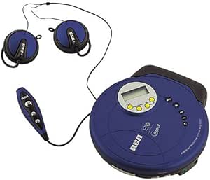 RCA RP2527 MP3 CD Player with Car Kit - Blue