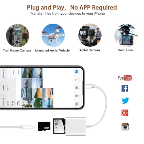 Generic USB-C SD and microSD Card Reader for Android — main product image