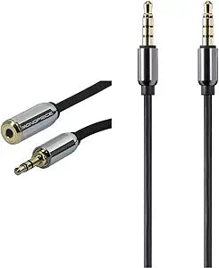 Monoprice Audio Cable 3.5mm Male to Female 6ft Extension