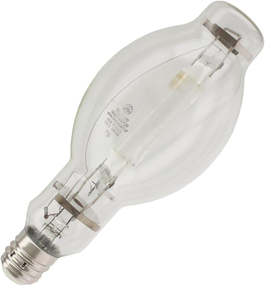 GE MVR1000/U/BT37 1000W Metal Halide Mogul Bulb