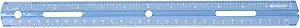Westcott 16014 Plastic Ruler 12 Inch Blue — main product image