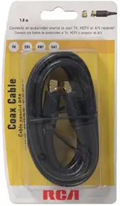 RCA VH81N 3' Coaxial Cable - Black — main product image