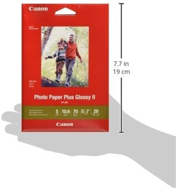 Canon 1432C002 Photo Paper Plus Glossy II 5x7