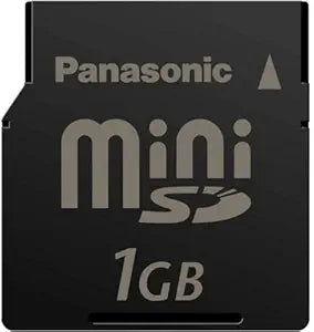 Panasonic RP-SS01GBU1K miniSD 1GB Memory Card Adapter — main product image