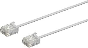Monoprice 134273 Cat6 Ethernet Patch Cable 10ft Gray SlimRun