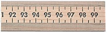 Westcott 10431 Wooden Meter Stick - 39.5 Inch