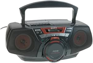 Sony CFDGT50 Portable AM/FM/CD Cassette Boombox — main product image