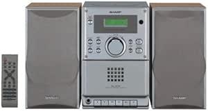 Sharp XL-S10 Silver Microsystem CD Cassette Player