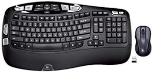 Logitech MK550 Wireless Wave Keyboard and Mouse Combo (Renewed)