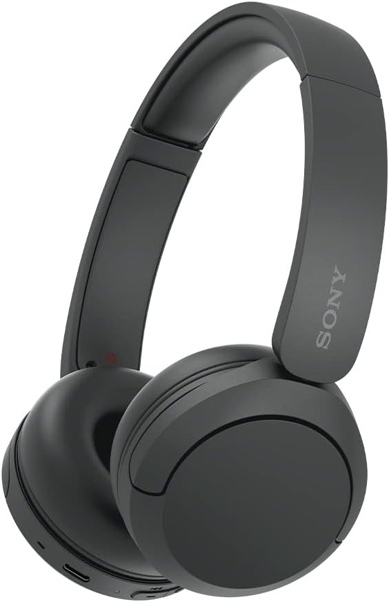 Sony WH-CH520 Wireless On-Ear Bluetooth Headphones Black — main product image