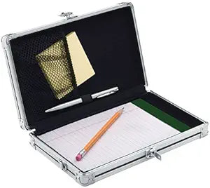 Vaultz VZ00150 Locking Mini Storage Clipboard Black