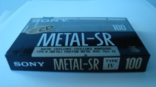 Sony Metal-SR 100 Blank Audio Cassette Tape