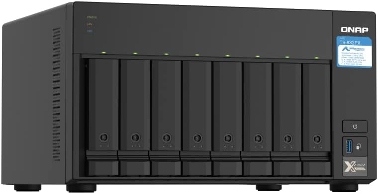 QNAP TS-832PX-4G 8-Bay 10GbE NAS