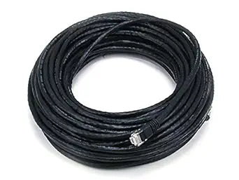 Monoprice 105026 Cat6 Ethernet Patch Cable 75ft Black — main product image