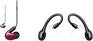 Shure AONIC 5 Wireless Earbuds SE535 Bundle - Red
