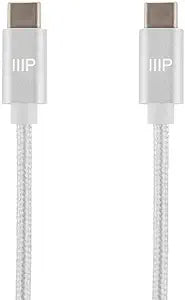 Monoprice 138889 USB-C to C Charge & Sync Cable — main product image