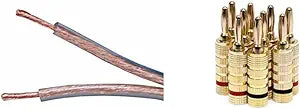 Monoprice 102793 Speaker Wire Banana Plug Kit