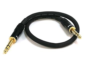 Monoprice 104791 1/4" TRS Male to Male Cable 1.5ft