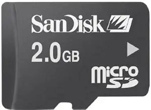SanDisk SDSDQ-2048-BULK 2GB MicroSD Card Adapter