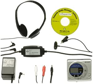 Sharp MDMT15(VQ) MiniDisc Player/Recorder with Voquette