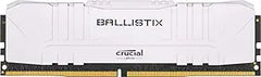Crucial BL2K8G32C16U4W 16GB Ballistix DDR4 3200MHz Gaming RAM White