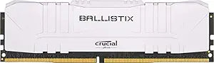 Crucial BL2K8G26C16U4W Ballistix 16GB DDR4 Gaming Memory White