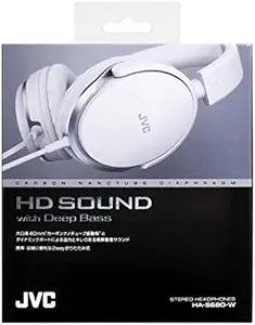 JVC HA-S680-W Lightweight Over-Ear Headphones - White