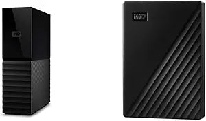 Western Digital My Book 8TB & My Passport 5TB Drives — main product image