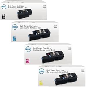 Dell E525W Color Laser Toner Cartridge Set (Genuine)