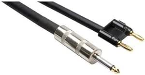 Hosa SKJ230BN 30' 1/4" TS to Dual Banana Speaker Cable