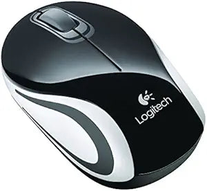 Logitech M187 Wireless Mini Mouse - Black Compact